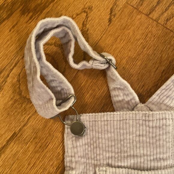 NWT So corduroy overall dress light gray - Picture 3 of 7
